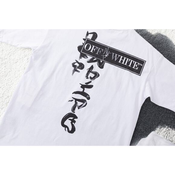 OFF-WHITE Crew neck, short sleeves size L - Picture 4 of 5